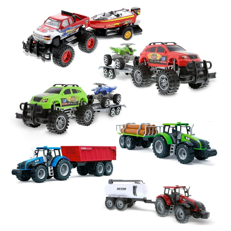 monster trucks toys friction power mini