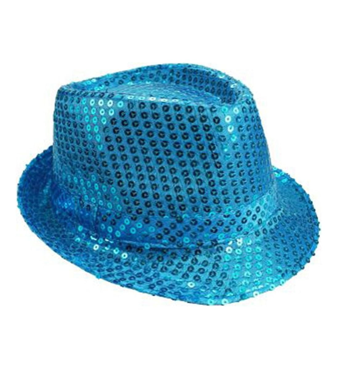 Mozlly Glamorous Sequin Fedora Hat, 11