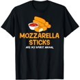 thumbnail image 1 of Mozzarella Sticks Gift Cheese Stick Bread T-Shirt, 1 of 4