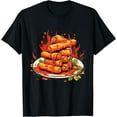 thumbnail image 1 of Mozzarella Sticks Hot Cheesy Snack Mozzarella Cheese Sticks T-Shirt, 1 of 4