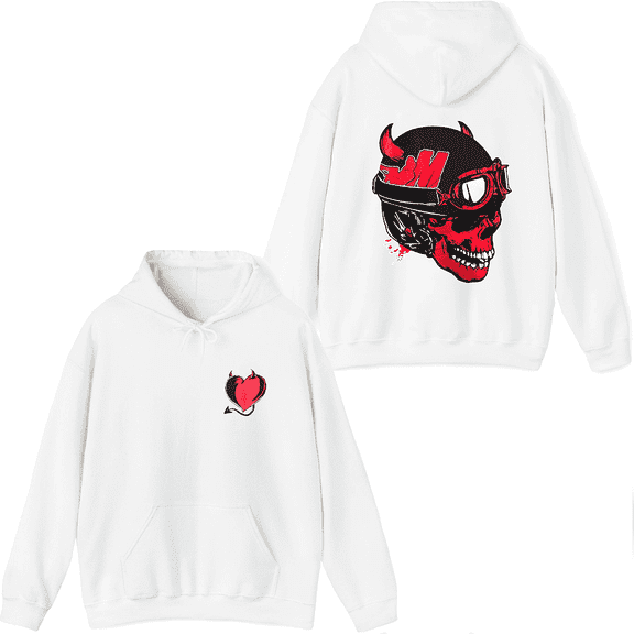 Mozzy Merch Hearts Hoodie Hoodies Unisex Men Women Rapper Long Sleeve Pullover Top