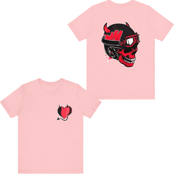 Mozzy Merch Hearts T-shirt Shirt Unisex Men Women Rapper Tee Short Sleeve Crewneck Top