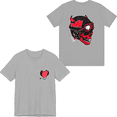 thumbnail image 1 of Mozzy Merch Hearts T-shirt Shirt Unisex Men Women Rapper Tee Short Sleeve Crewneck Top, 1 of 2