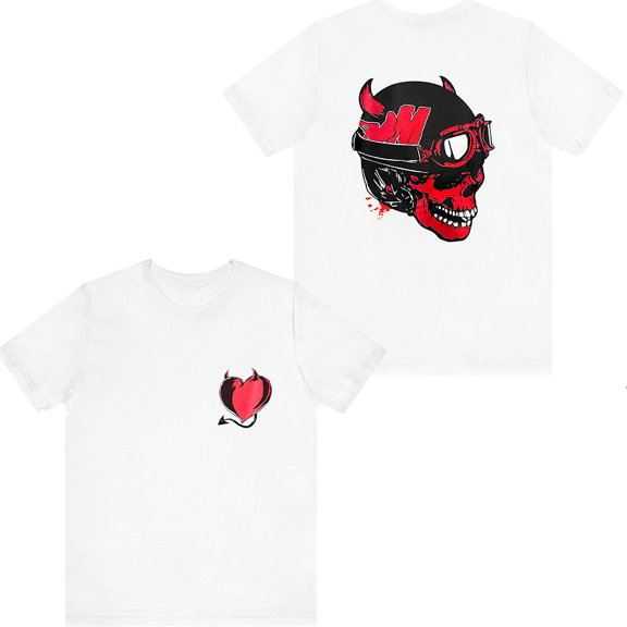 Mozzy Merch Hearts T-shirt Shirt Unisex Men Women Rapper Tee Short Sleeve Crewneck Top