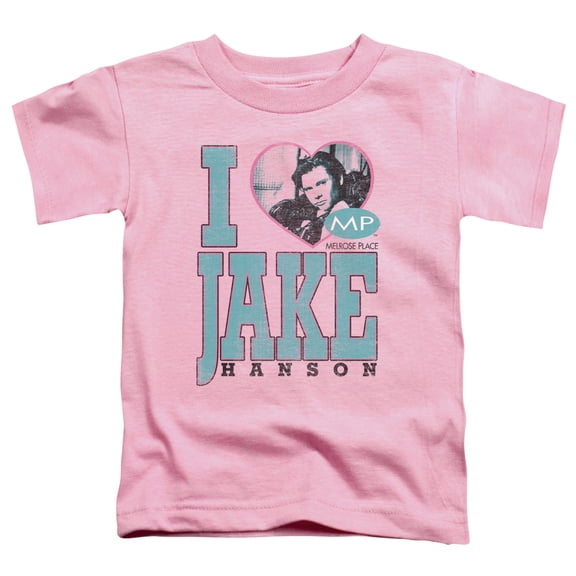 Mp/I Heart Jake Hanson Little Boys Toddler Shirt (Pink, 4T)