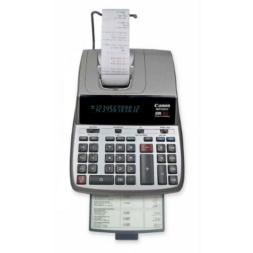 Mp25dv 12Digit Ribbon Printing Calculator, Black/red Print, 4.3 Lines