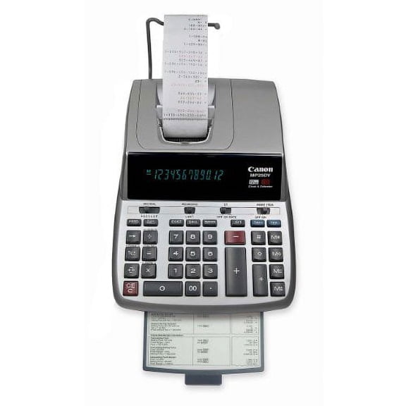Mp25dv 12-Digit Ribbon Printing Calculator, Black/red Print, 4.3 Lines/sec