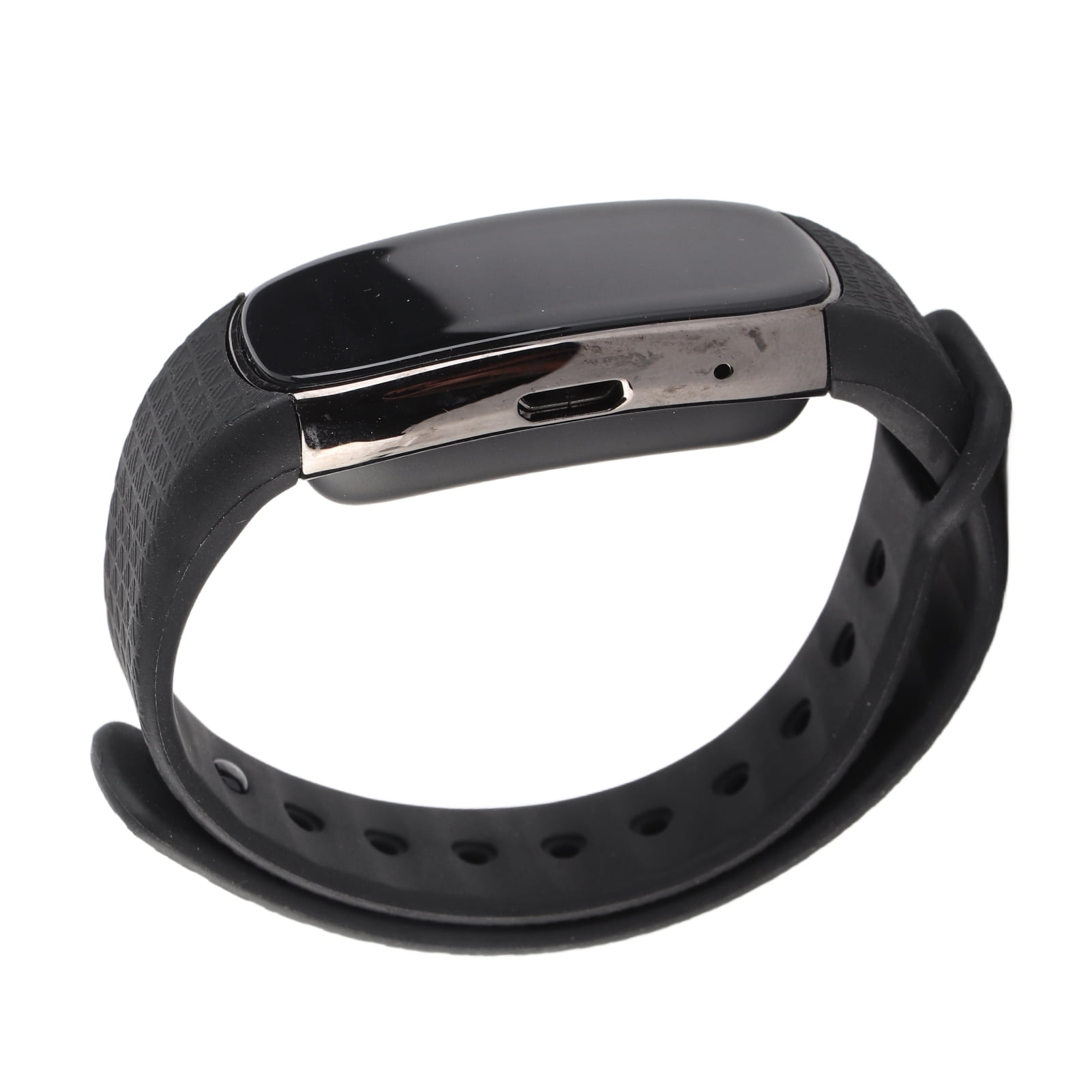 Mp3 Music Player Voice Recorder 16GB Bracelet Voice Activated Recorder with Playback MP3 Music Player 72hrs Recording Files Device Support Password for Lectures Meetings Class Interview