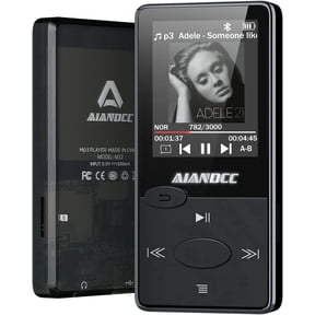 Mp3 Player with Bluetooth 5.3 HiFi Sound, Mp3 Player with FM Radio, Mini Music Player 32GB for Kids Adults, Earphones Included, TF Card can be Inserted