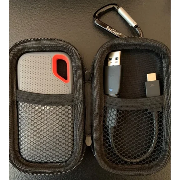 Mp3 Player Case Usb Flash Drive Bag Wallet 2Pk Eva Shockproof Hard Carrying New