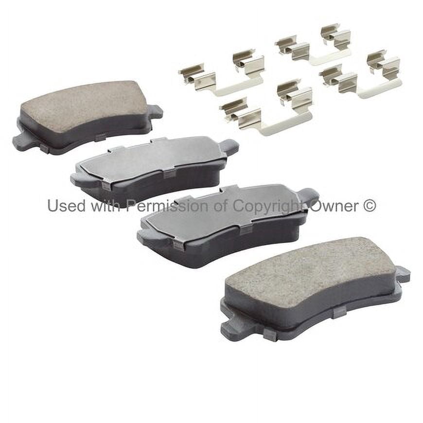 Mpa Electrical 1001-1307AC Quality Built Premium Ceramic Brake Pads W/