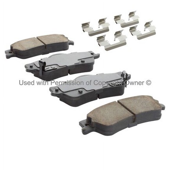 Mpa Electrical 1001-1352C Quality Built Disc Brake Pad, Premium, Ceramic,