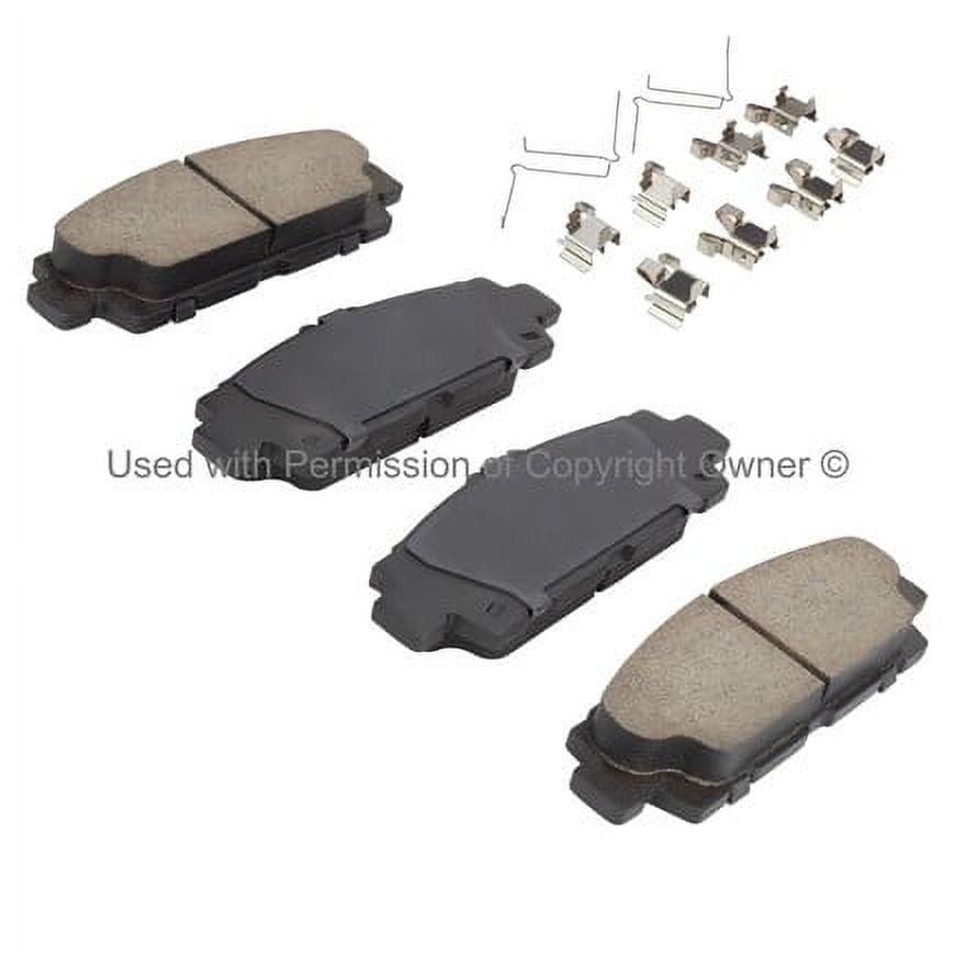 Mpa Electrical 1003-0488C Quality Built Black Series Ceramic Brake Pads W/