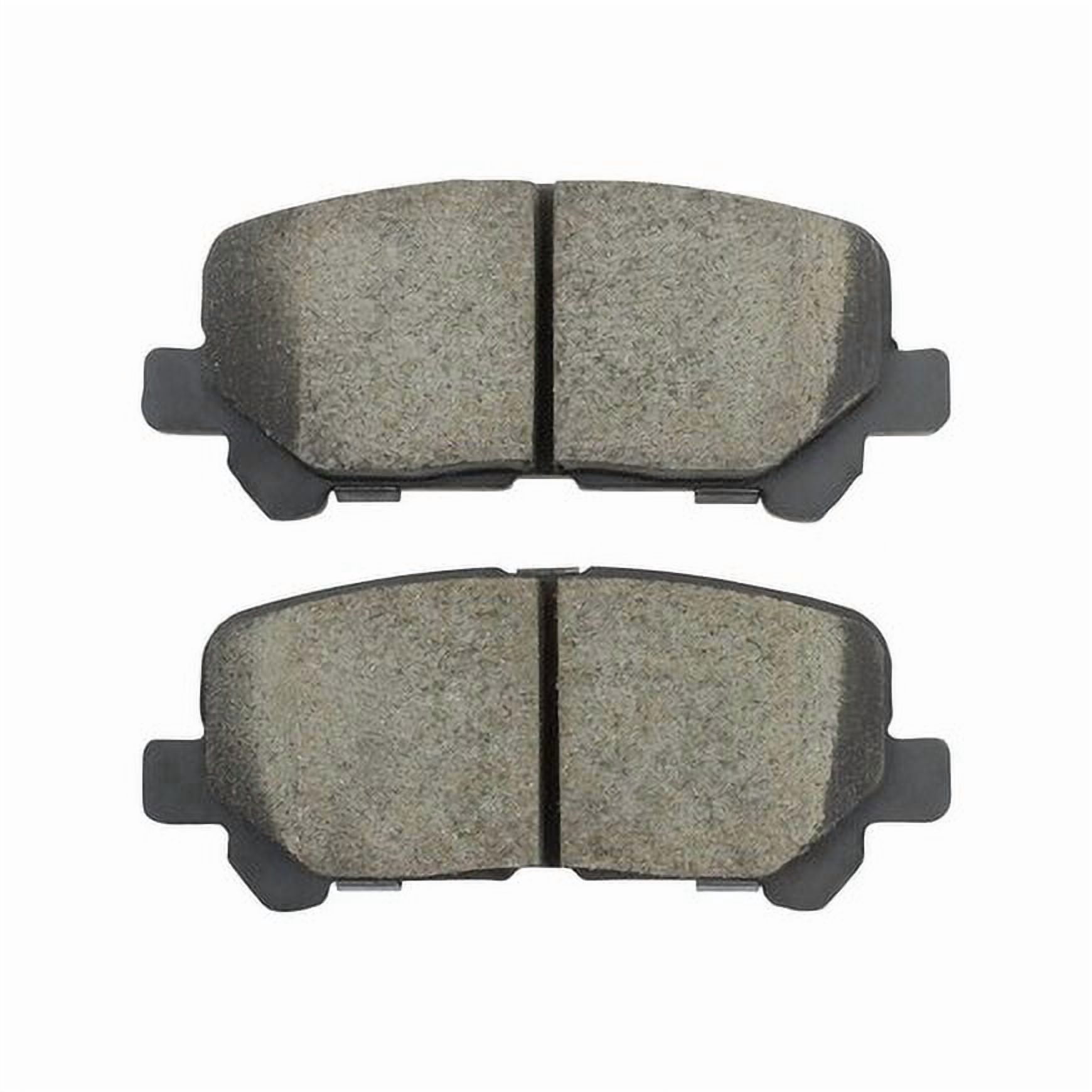 Mpa Electrical 1003-1281C Quality Built Disc Brake Pad Set   Black Series,