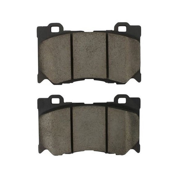 Mpa Electrical 1003-1346C Quality Built Disc Brake Pad Set   Black Series,
