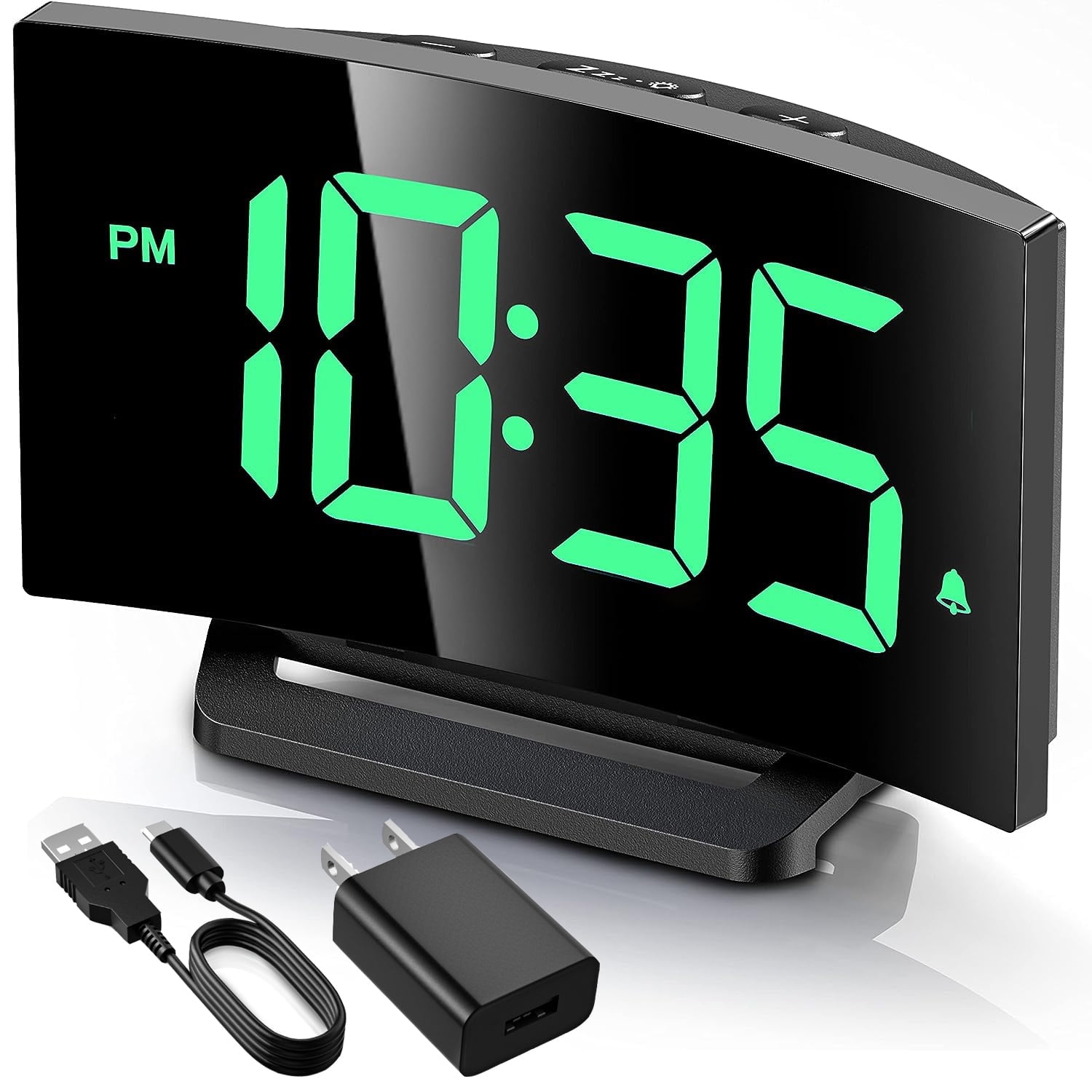 Mpow Digital Alarm Clock for Bedrooms, Easy to Set & Read, Dimmable