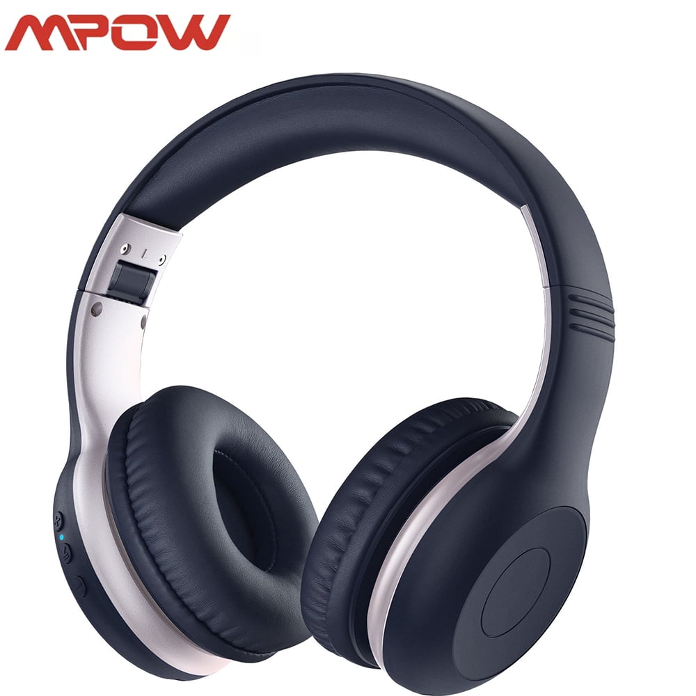 Mpow New CH6 Plus Kids Wireless Bluetooth Headphones HD Stereo Foldable Headset for Child Students Navy