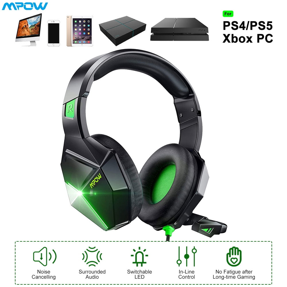 Mpow EG10 Gaming Headset, PC Wired Headset with Bass Surround & Noise