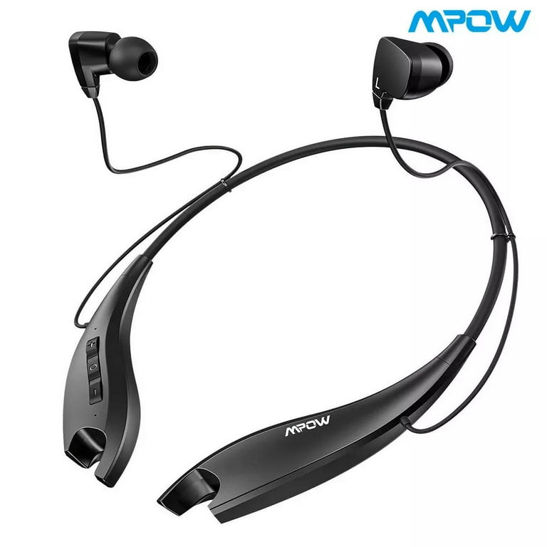 Mpow Jaws Gen5 Bluetooth Headphones Bluetooth 5.0 Neckband Headset Black