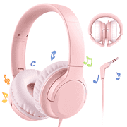 Mpow Kids Headphones for School Safe Volume 94dB, Stereo, Ultra Comfortable Adjustable over Ear Headphones for Kids, Foldable Headphones for Kids Teens Adults, 