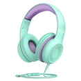 thumbnail image 1 of Mpow BH297B Kids Headphones with Microphone, 85/94dB Volume Limit, Green, 1 of 15
