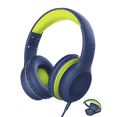 thumbnail image 1 of Kids Headphones for School Home Tablet Travel, Sharing Sounds Function, Foldable Wired Kids Headphones with Microphone, 1 of 7