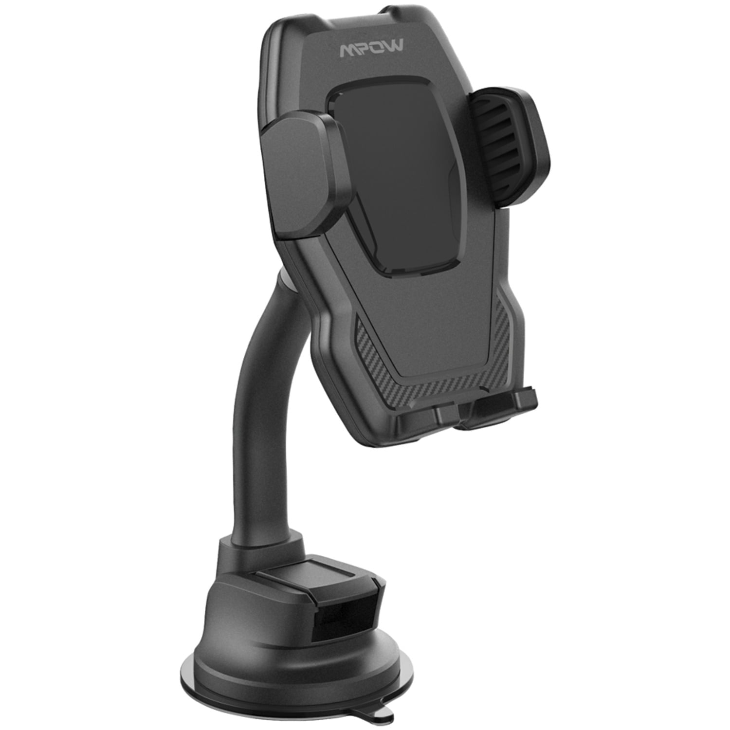 Mpow M4.0-Triple Sided Grip Dashboard and Windshield Phone Mount, Universal Phone Car Mount, iPhone, Galaxy, Android Compatible