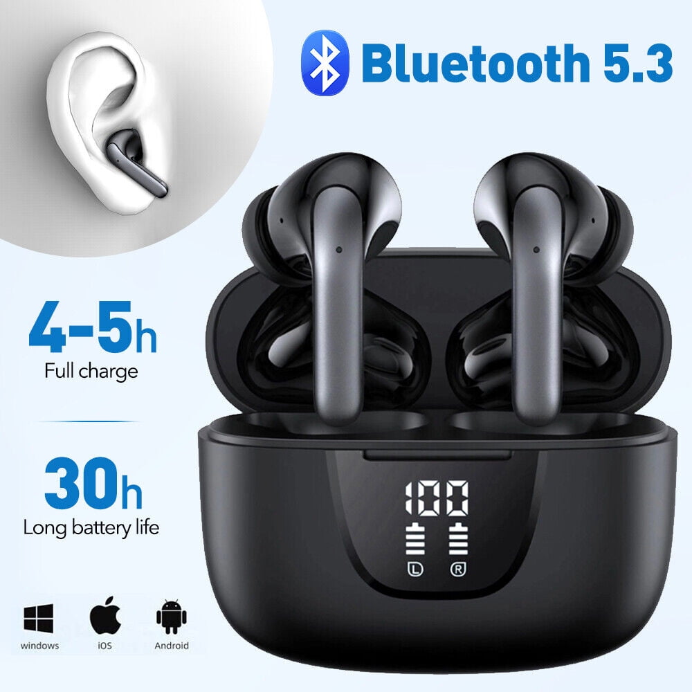 Mpow S42A Wireless Headphones Active Noise Cancelling 5.3 Bluetooth Earphones 30H Playback In Ear ANC TWS Earbuds for Smartphone