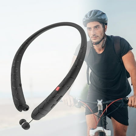 Mpow Sweatproof Retractable Headset Wireless Headphone Bluetooth Earbud Mic IPX5 Gym WorkoutNeckband HD Stereo Bluetooth 4.1 Earphones
