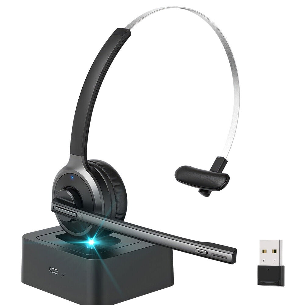 Mpow Trucker Bluetooth Headset, Wireless Headset with USB Dongle
