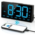 thumbnail image 1 of Mpow Wireless Sync Time Digital Alarm Clocks for Bedrooms, Digital Clock with 4 Level Brightness + Off, Dual Customizable Alarms, USB Port, Power-Off Memory, Snooze, 12/24H/DST, Bedside Clock, 1 of 8