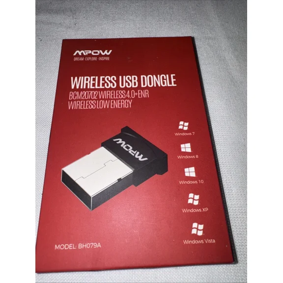 Mpow Wireless Usb Dongle 4.0+Enr Model Bh079A