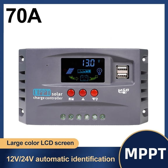 Mppt Controller Displays Current 30A Voltage Regulator Controller 12V24V