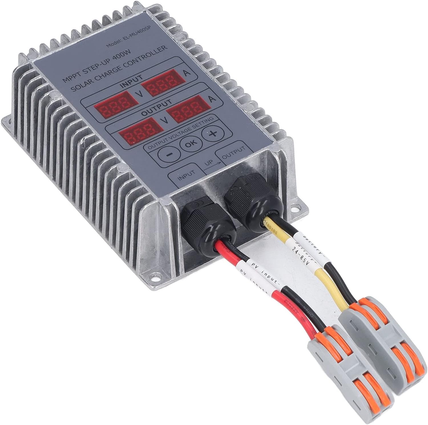 Mppt Solar Battery Charge Controller, Voltage Adjustable Waterproof