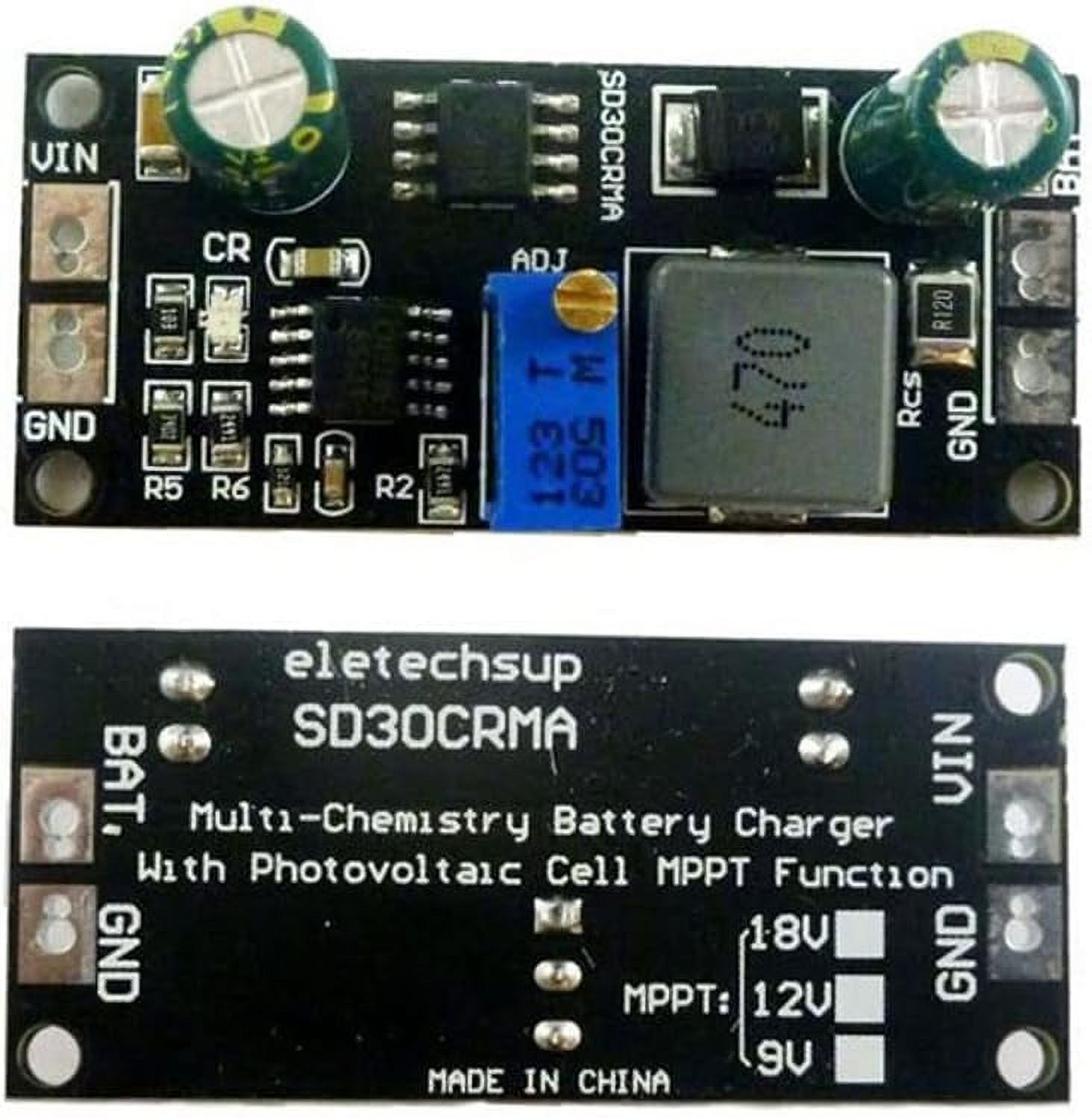 Mppt Solar Charge Controller Solar Panel Charger Controller 1A 3.2V 3