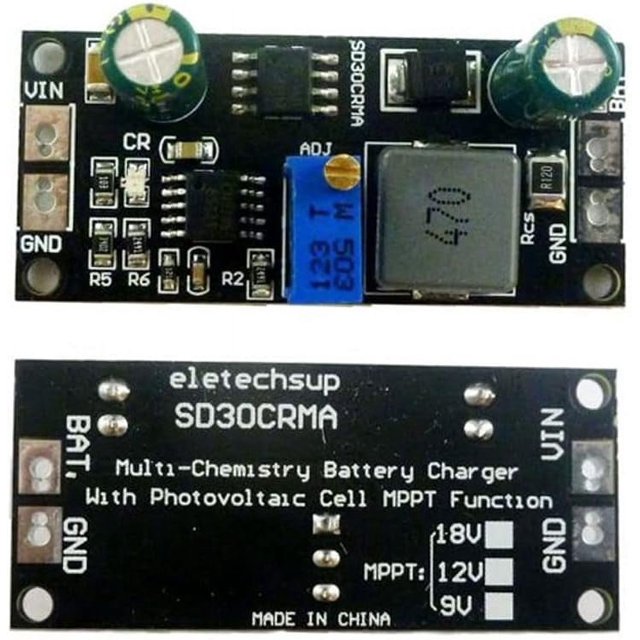 Mppt Solar Charge Controller Solar Panel Charger Controller 1A 3.2V 3