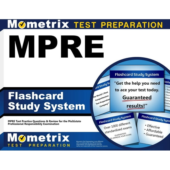Mpre Flashcard Study System : Mpre Test Practice Questions & Review for the Multistate Professional Responsibility Examination (Cards)