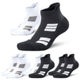 thumbnail image 1 of Mqamex 12 Pairs Unisex Cushioned Sports No Show Socks, Casual Ankle Socks Sizes 6.5-12.5 White, 1 of 7
