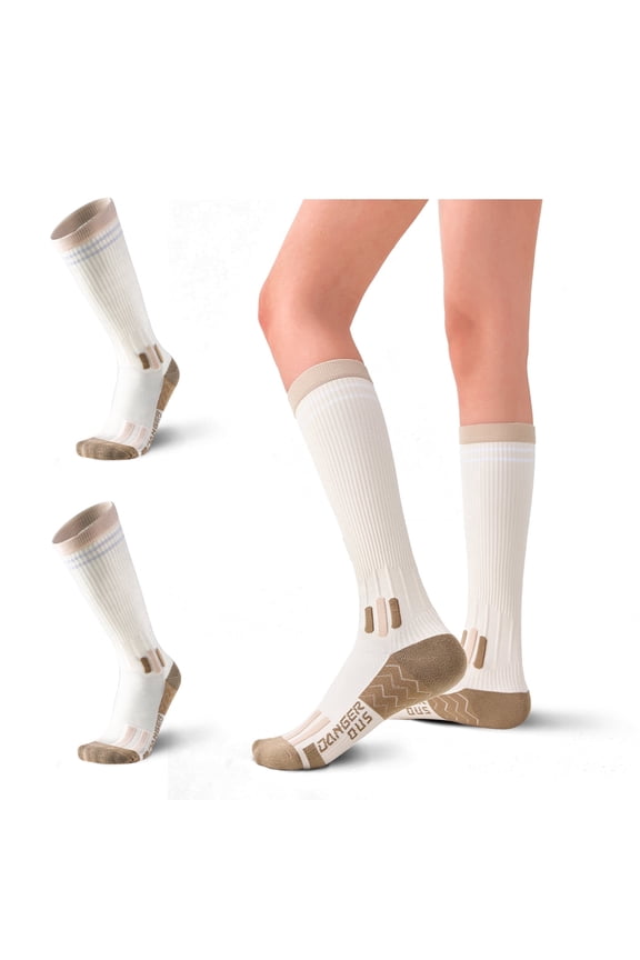 3 Pairs Mid-Cut Sports Socks for Women Size 6.5-10, Moisture Wicking Athletic Socks for Running, Yoga, Gym Training