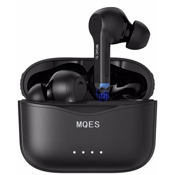 Mqes Active Noise Cancelling Wireless Earbuds,In-Ear Headphones Bluetooth 5.2, B