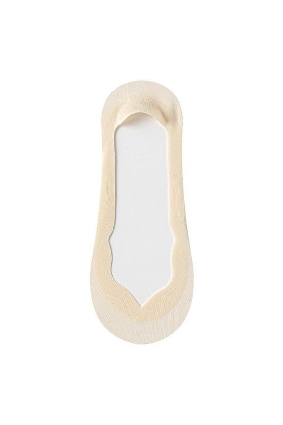 5 Pairs No Show Socks Women Ice Silk Low Cut Non-Slip Thin Liner Socks Hidden Socks for Flats
