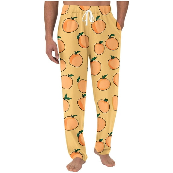 Mqqzkk Funny Graphic Printed Pants For Men Elastic Waist Drawstring Beach Pant Lightweight Straight Legs Trousers Long Length Pants With Pocket