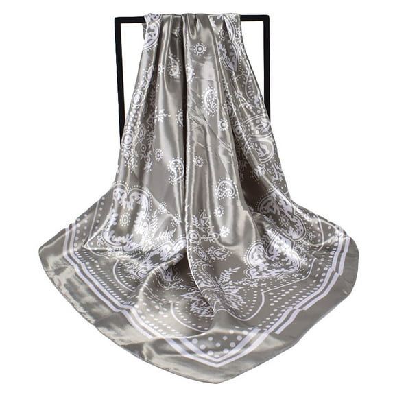 Mqqzkk Large Silk Head Scarves Bandanas For Women Trendy Scarf Like Headscarf Hair Scarf For Hair Binding