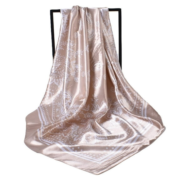 Mqqzkk Large Silk Head Scarves Bandanas For Women Trendy Scarf Like Headscarf Hair Scarf For Hair Binding