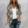 thumbnail image 1 of Mqqzkk Long Sleeve Lightweight Thin Summer Cardigan for Women Casual Loose Fits Cover Up Trendy Blouse with Pockets, 1 of 5