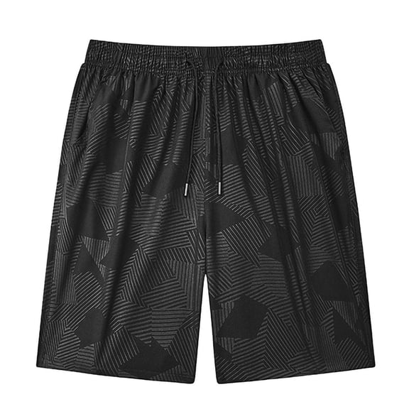 Mqqzkk Men's Outdoor Shorts Lightweight Hiking Shorts Sports Casual Drawstring Elastic Waist Shorts Skateboard Swimming Shorts