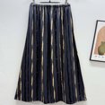 thumbnail image 1 of Mqqzkk Skirts for Women Summer Boho Casual Maxi Flowy Elastic High Waist A-Line Tiered Floral Long Skirts, 1 of 3