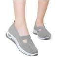 thumbnail image 1 of Mqqzkk Women Walking Shoes Slip-On Breathable Mesh Trainers Sneakers Comfortable Casual Athletic Shoes Running Jogging Shoes, 1 of 5