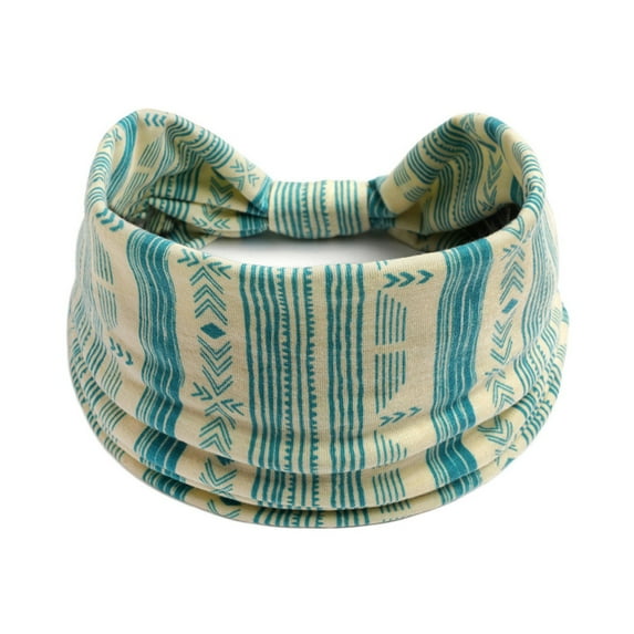 Mqqzkk Women Wide Boho Headbands Soft Comfy Bandanas Fashion Hair Accessories for Girl