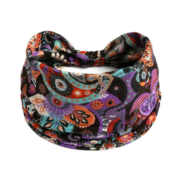 Mqqzkk Women Wide Headbands Non Slip Elastic Hairbands Yoga Sweatbands Boho Fashion Hair Accessories